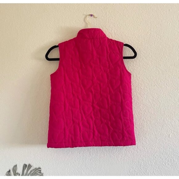 Gap Pink Kids Puffer Bomber Snow Winter Vest - Picture 3 of 3
